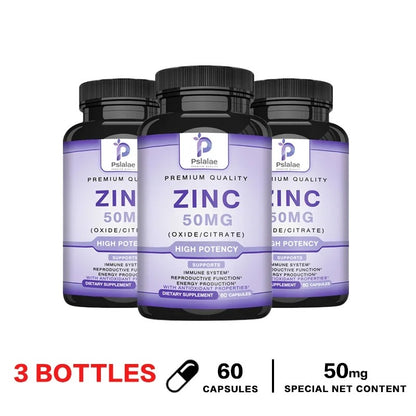 Zinc Supplements - Superior Zinc Absorption Boosts Immune Support, Sleep & Energy, Supports Respiratory Health