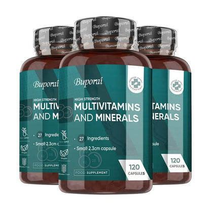 Multivitamins and Minerals Supplements - Maintain Bone Health, Help Relieve Fatigue, and Promote Red Blood Cell Production