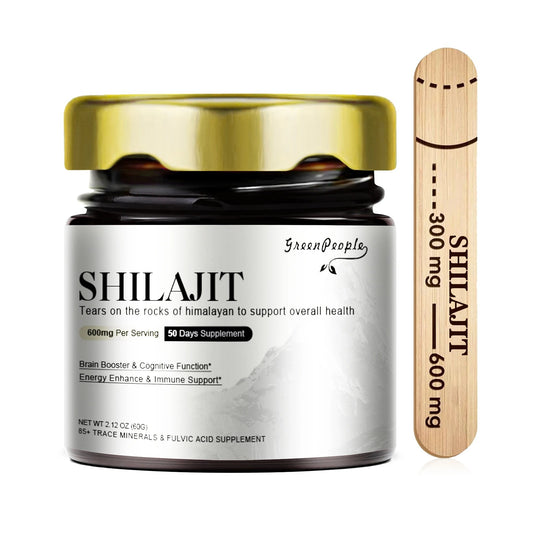 100% High Purity Shilajit Mineral Supplements with 85+ Trace Minerals & Fulvic Acid Boost Energy & Focus For Men & Women
