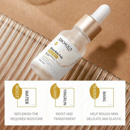 Rice Raw Pulp Serum Hyaluronic Acid Face Essence Nourishing Moisturizing Brightening Firming Serum Facial Skin Care BIOAQUA