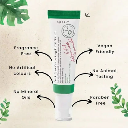 AXIS-Y Dark Spot Repair Brightening Serum 5% Niacinamide Face Dark Spot Remover - Korean Vegan Skincare Niacinamide Serum