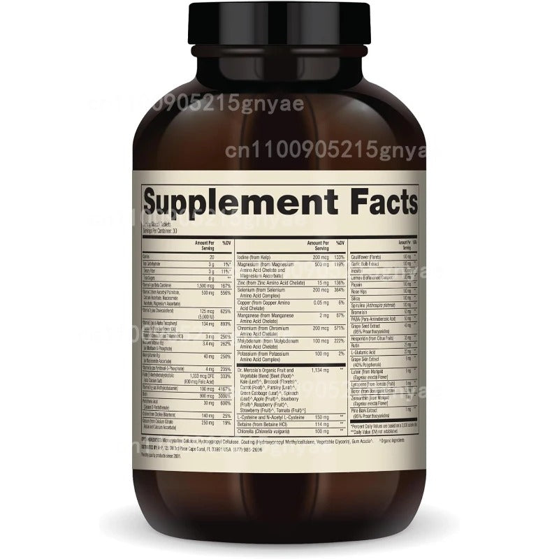 Multi Vitamin Complex Minerals, Chelated Minerals+active B Vitamins Containing Folic Acid (60 Capsules)
