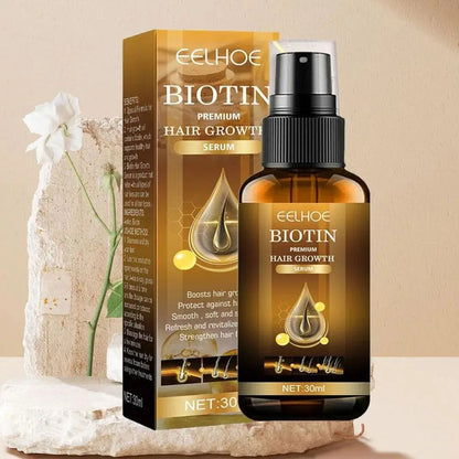 EELHOE Biotin Hair Spray For Man Women 30ml Repair Damage Restore Oil Scalp Repair Serum Spray Thicken Hair Care