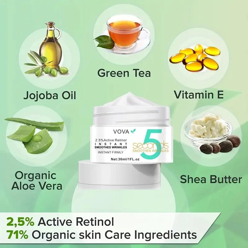 Retinol Anti-Aging Face Cream Lifting Firming Fade Fine Line Essence Repair Eye Puffiness Facial Brighten Moisturizing Skincare