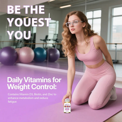Multivitamins with Iron,Weight Management Capsules,Helps Burn Belly Fat,Boost The Immune System,Support Energy Metabolism