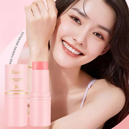 8g Six Peptides Anti-wrinkle Powder Facial Hydrating Stick Deeply Moisturizer Neck Face Elbow Knee Underarm Body Care Cream