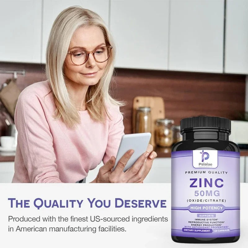 Zinc Supplements - Superior Zinc Absorption Boosts Immune Support, Sleep & Energy, Supports Respiratory Health
