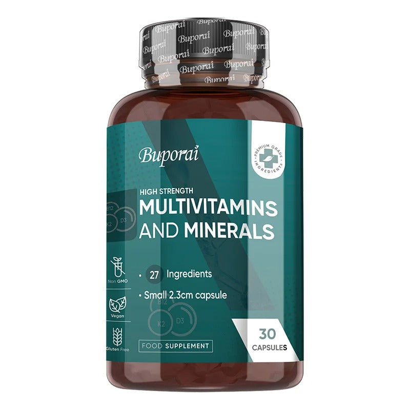 Multivitamins and Minerals Supplements - Maintain Bone Health, Help Relieve Fatigue, and Promote Red Blood Cell Production