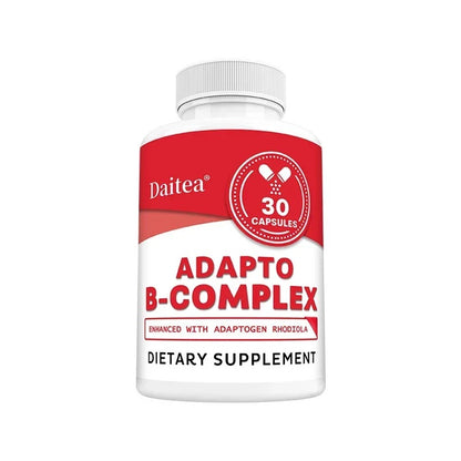 Efficient Vitamin B Containing Vitamin B1, B2, B6, B12, Energy and Immune Support, Help Improve Digestion, Nervous System Health