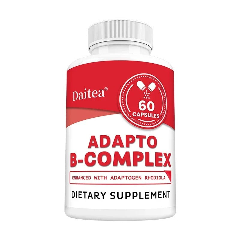 Efficient Vitamin B Containing Vitamin B1, B2, B6, B12, Energy and Immune Support, Help Improve Digestion, Nervous System Health
