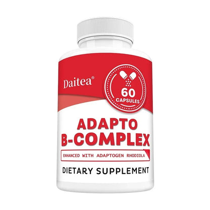 Efficient Vitamin B Containing Vitamin B1, B2, B6, B12, Energy and Immune Support, Help Improve Digestion, Nervous System Health