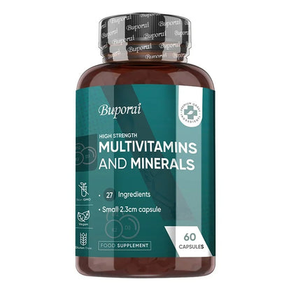 Multivitamins and Minerals Supplements - Maintain Bone Health, Help Relieve Fatigue, and Promote Red Blood Cell Production