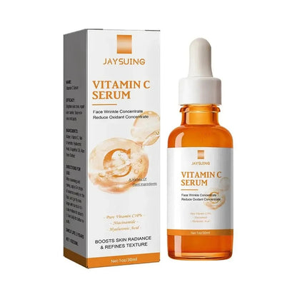 Vitamin C Serum for Face Whitening Essence Removes Comedones Blackheads Facial Repair Serum Shrinks Pores Moisturizes Skin Care