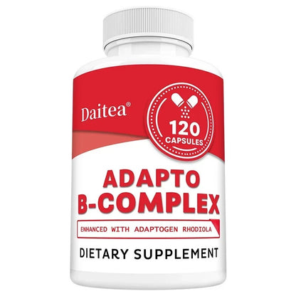 Efficient Vitamin B Containing Vitamin B1, B2, B6, B12, Energy and Immune Support, Help Improve Digestion, Nervous System Health