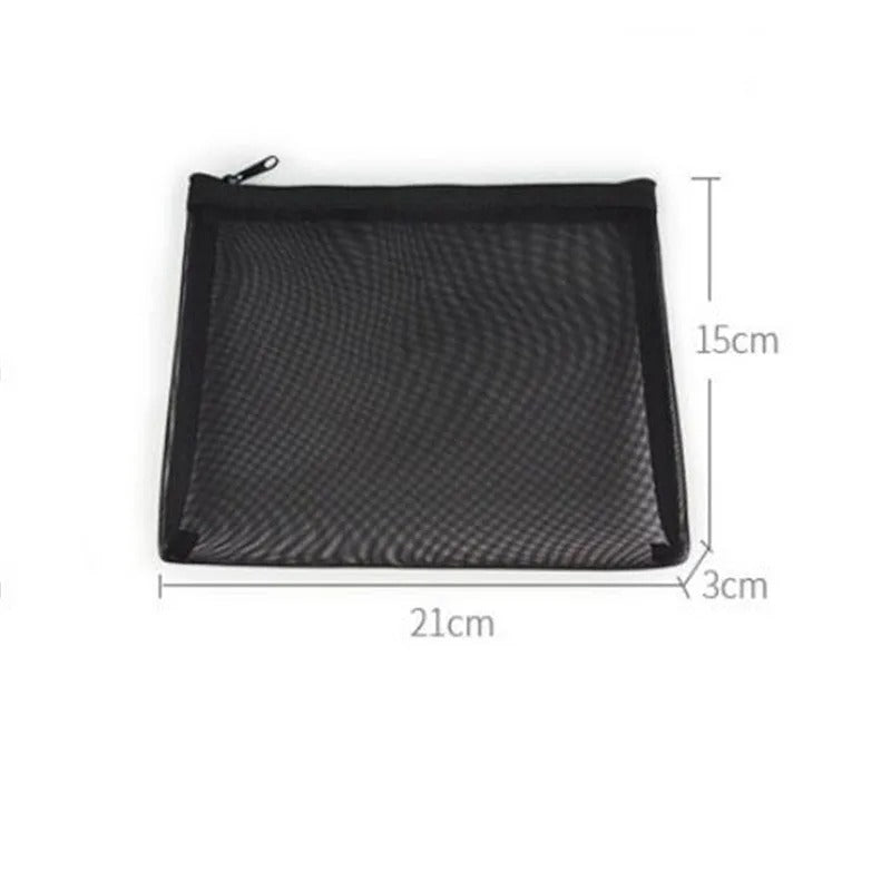 1PCS Women Men Necessary Cosmetic Bag Transparent Travel Organizer Fashion Small Large Black Toiletry Bags Makeup Pouch